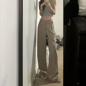 Zara full lengthh asymmetrical pants size 0